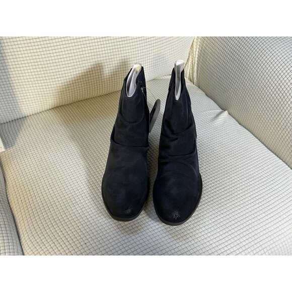 Josef Seibel Fur lined Daphne Velour Suede Zippered Boots, Size EU 42, US 10, NW - Picture 3 of 10